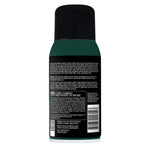 Rear view of Chemical Guys Total Reset aerosol can showing ingredient, warning text and barcode on a dark green label with black cap.