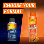 Split graphic showing two Spray formats of Armor All FRESHfx Smoke X with ‘Choose Your Format’ headline