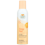 Tall Citrus Magic Orange Blast odor-eliminating air freshener can with orange slice graphic and peach cap on white background