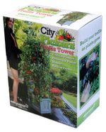 Packaged City Pickers Trellis Tower retail box showing product photo, logo and feature callouts
