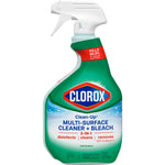Clorox Clean-Up multi-surface cleaner spray bottle showing Clorox logo and product label for cleaner + bleach