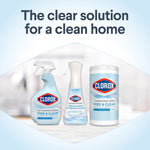 Three Clorox Free & Clear products displayed under the headline 'The clear solution for a clean home'