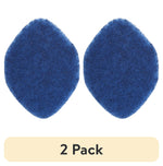 Two blue pointed Clorox replacement scrubber pads shown on white background with ‘2 Pack’ label below