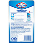 Back of Clorox Ultra Clean Toilet Tablets package showing directions, caution statements and barcode