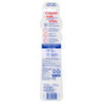 back of colgate baby toothbrush value pack packaging with blurred text and details
