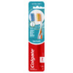 blister pack showing colgate gum health ultra soft manual toothbrushes, 2 pack