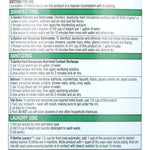 Close-up of the product directions panel on a Comet Ultra germicidal bleach label