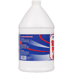 Right-side view of a Crown Spray Power gallon jug showing label text panel, warnings and barcode