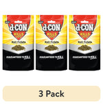 Three d-CON bait pellets resealable pouches with yellow and black packaging displayed side by side, labeled guaranteed to kill.