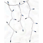 Holiday Wonderland Christmas Icicle Lights Set, Blue – view 2