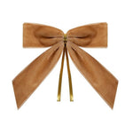 12-Piece 3.5-Inch Velvet Christmas Bows, Pre-Tied Mini Ribbon Bows with Wire Ties for Gift Wrapping, Gift Boxes, Treat Bags, Wreaths and Holiday Decor – view 2