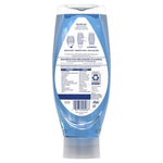 Rear view of a Dawn Ultra EZ-Squeeze bottle showing usage instructions, ingredients and barcode
