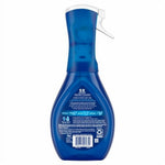 Rear view of a Dawn Platinum Plus Powerwash spray bottle showing back label and instructions