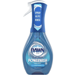 Single Dawn Platinum Powerwash dish spray bottle centered on a white background showing the front label.