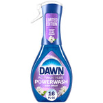 Front-facing product shot of Dawn Platinum Plus Powerwash dish spray in crisp lilac scent on a white background.