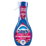 Single Dawn Platinum Plus Powerwash dish spray bottle showing limited edition frosted cranberry label on a white background