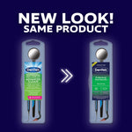 Graphic showing old and new packaging for DenTek Professional Oral Care Kit with text 'NEW LOOK! SAME PRODUCT' and two blister packs.