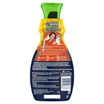 Rear view of Downy Intense Purity fabric softener bottle showing label text, barcode and usage icons