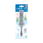 Packaged Dr. Brown's toddler toothbrush featuring a gray otter design on blister card