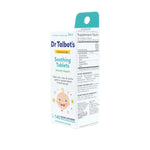 Vertical product shot of Dr. Talbot's chamomile soothing tablets outer box showing front panel illustration and branding