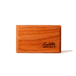 Rectangular drift-branded wooden car air freshener block photographed on a white background with shadow