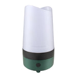 DynaShield moss green mosquito repellent device with white top and power button, studio product shot