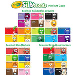Crayola Silly Scents Mini Inspiration Art Case Coloring Set, Scented School Supplies, Child, 50 Pieces – view 2