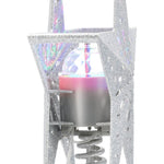 Projection LED Star Christmas Tree Topper, Silver, 10", by Holiday Time – view 3