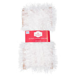 Tinsel Christmas Garland, Snowblush White, 12', by Holiday Time – view 3