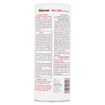 Back of Enforcer Flea Killer can with precautionary statements, directions and storage info