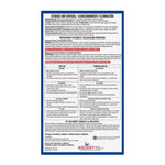 Rear panel of Enoz moth balls box showing storage, disposal, precautionary statements and first aid instructions