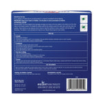 Back panel of Enoz No Zone product box showing directions, first aid information, warnings and a barcode