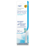 Equate Advanced Clean replacement brush heads retail blister pack with product branding and single brush head image on white background