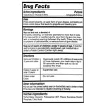 Full Drug Facts label panel showing uses, warnings, directions and inactive ingredients for an oral rinse product.