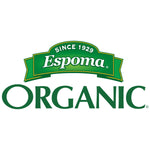 Green Espoma logo above the word ORGANIC on a white background, branded product mark
