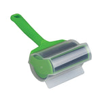 Green Evercare reusable gel lint roller with protective clear cover shown at an angle