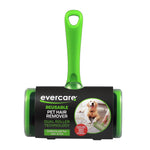Evercare packaged pet hair remover with black label showing brand, product name and a small lifestyle image
