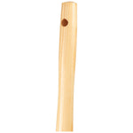 Light wooden duster handle with a hanging hole, shown against a white background