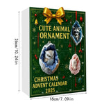Christmas Advent Calendar Ornament -24 Days Christmas Countdown Calendar Acrylic Hanging Decor Advent Calendar for Adults – view 3