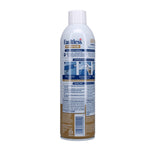 Rear view of a Faultless Premium Luxe Finish ironing spray can showing instructions and warning text on the label