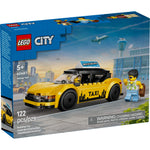 LEGO City Yellow Taxi Car Building Toy for Kids - Pretend Play Set for Boys & Girls, Ages 5+ - Toy Car W/Taxi Driver & Tourist Minifigures - GIft Idea for Birthdays - 60487 – view 2