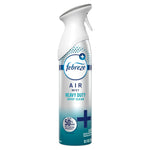 Single Febreze Air Mist Heavy Duty Crisp Clean spray can with white ergonomic trigger and teal gradient label