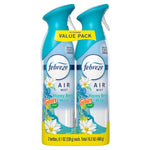Two-pack Febreze Air Mist Honey Berry Hula with Gain scent in a value pack, twin aerosol bottles with teal caps and floral graphics