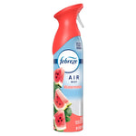 Single Febreze Air Mist Watermelon aerosol bottle with red trigger and visible watermelon label artwork