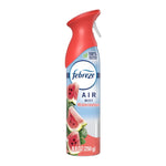 Tall Febreze Air Mist Watermelon spray bottle with red trigger and watermelon imagery on white background