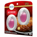 febreze bathroom air freshener 2-pack in baked cinnamon apples scent, limited edition packaging