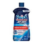 Single bottle of Finish Jet‑Dry rinse aid with label showing 3-in-1 benefits and wineglass graphic