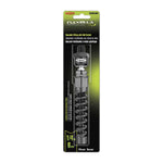 Retail blister card package showing Flexzilla Pro reusable ball swivel with spiral boot