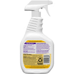 Rear view of a Formula 409 spray bottle showing the back label with directions, warnings and a recycling symbol.