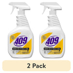 Two Formula 409 spray bottles with yellow lemon-fresh labels shown on a white background with a '2 Pack' banner below.
